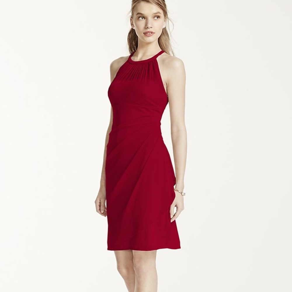 David’s Bridal bridesmaid dress F15612